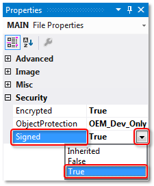 Signing files (protection against unauthorized changes)  2: