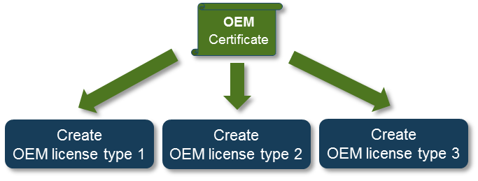 OEM licenses: protection against unauthorized use of software functions 7:
