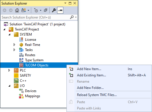 TcCOM Objects 1: