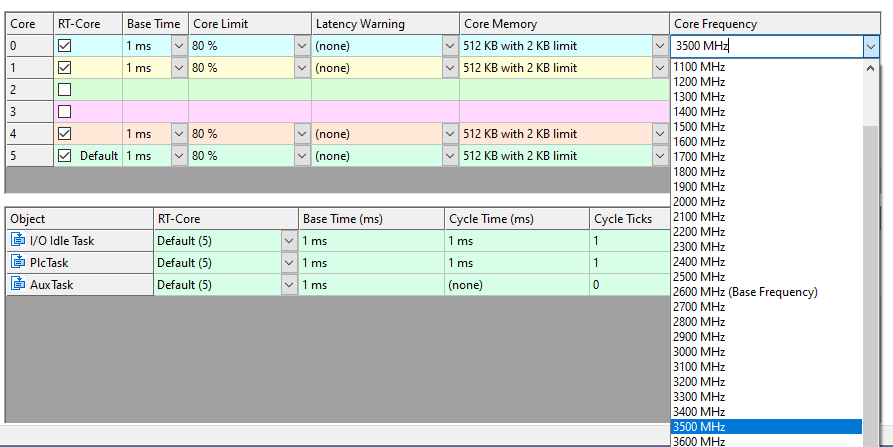 Settings tab 4: