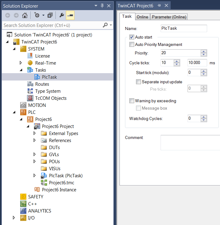 Your first TwinCAT 3 PLC project 15: