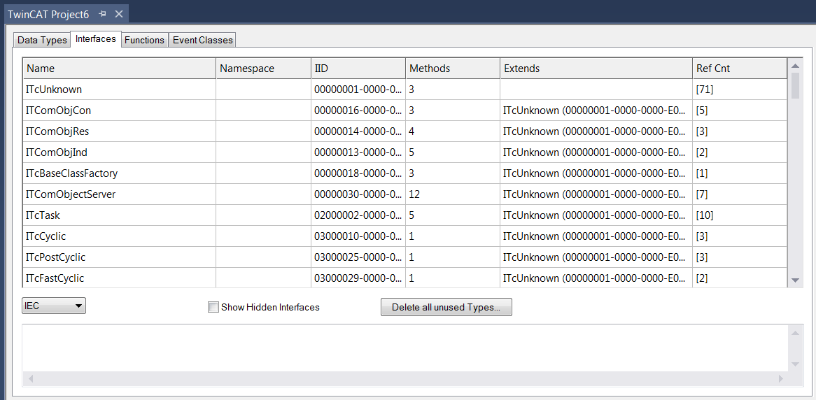 Interfaces tab 1: