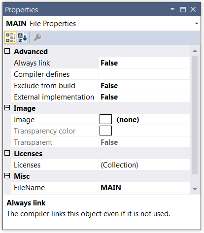 Command Properties Window 2: