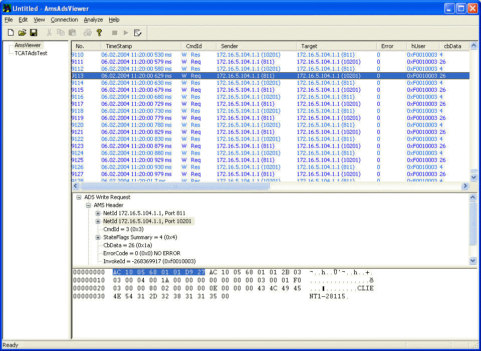 tinyterm capture file