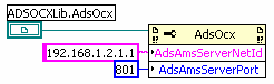 Samples using AdsOcx properties 2: