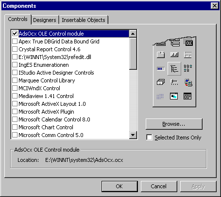 Linking into Visual Basic 1: