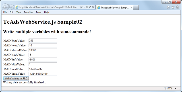 Writing multiple variables with sumcommando 2:
