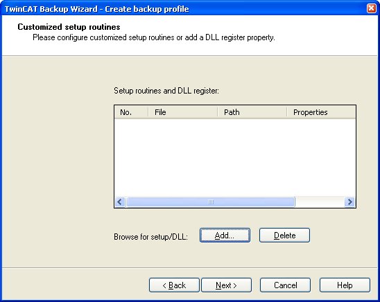 Installing TwinCAT during a restore process 2: