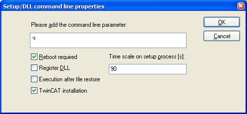 Installing TwinCAT during a restore process 4: