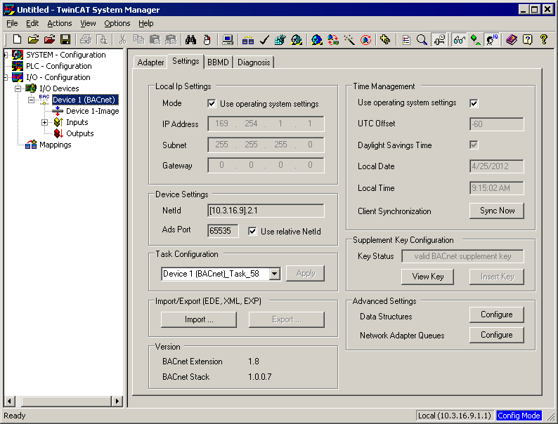 BACnet device 2: