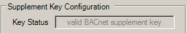 Setting up a BACnet Supplement Key 4: