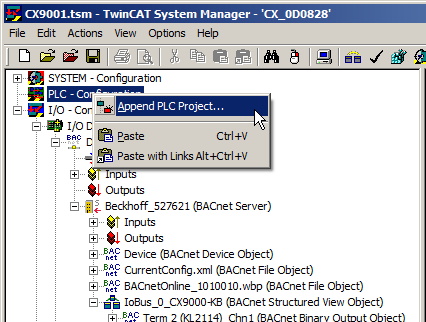 Example: PLC automapping 5: