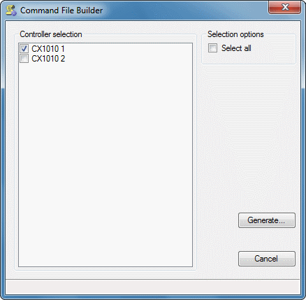 Command File Builder 1: