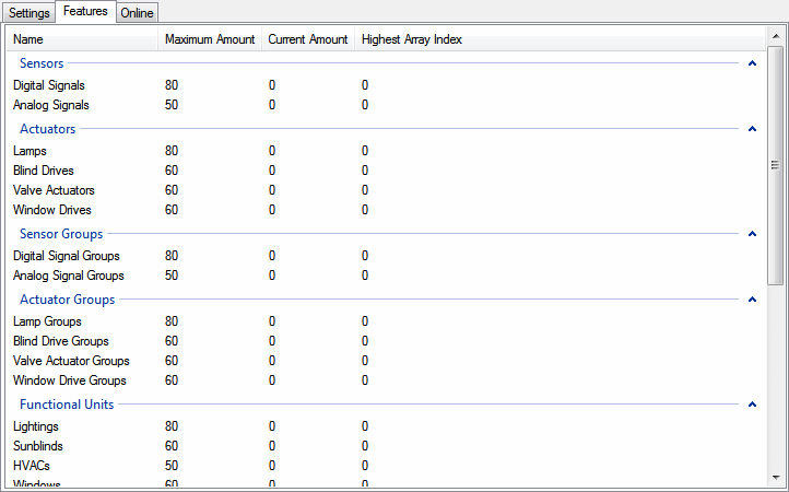 Application Program Settings 3: