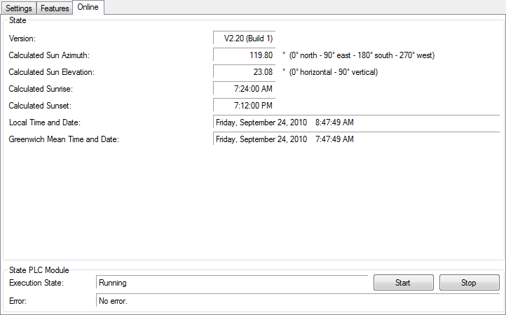 Application Program Settings 4: