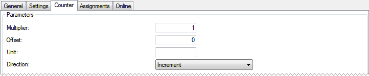 Up/Down counter via KL1512 Digital Signal 2: