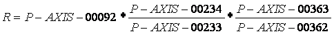 Encoder resolution via feed constant (Numerator/ Denominator) (P-AXIS-00362/ P-AXIS-00363) 2: