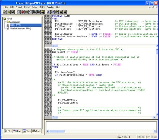 Function block MCV_P4_PLATFORM 1: