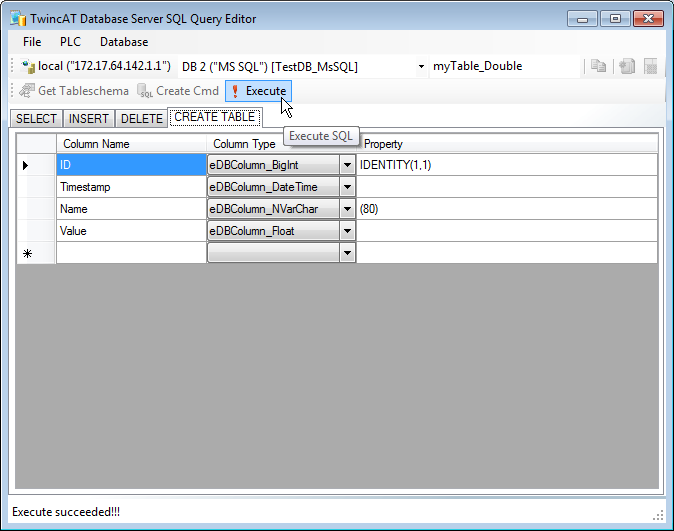 SQL query editor 2: