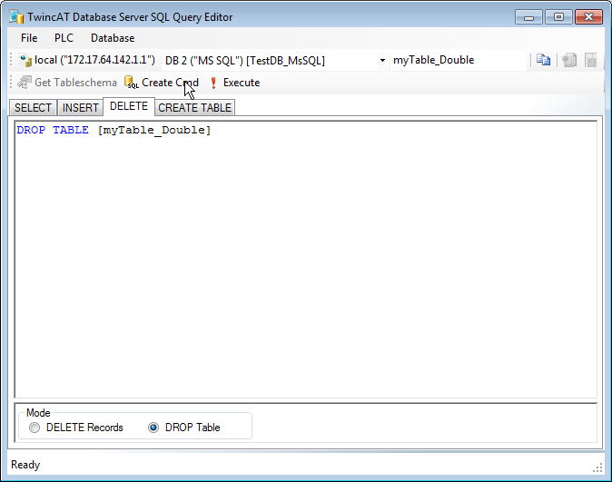 SQL query editor 7: