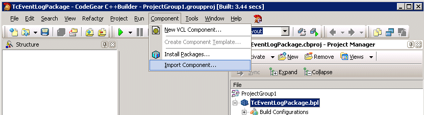 Integration in CodeGear C++Builder 2009 3: