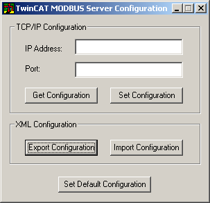 TwinCAT Modbus TCP Configurator 2: