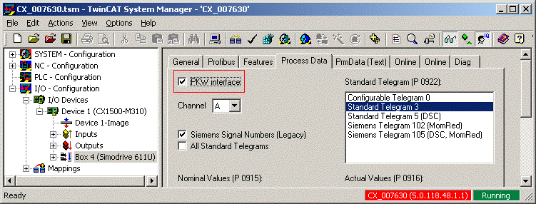 TwinCAT Configuration for CX1000 6: