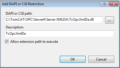 Configuration OPC XML-DA on Windows 7 7: