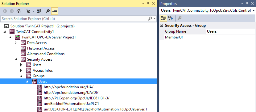 Configuring security settings 3: