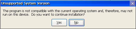 Installation Windows CE 6:
