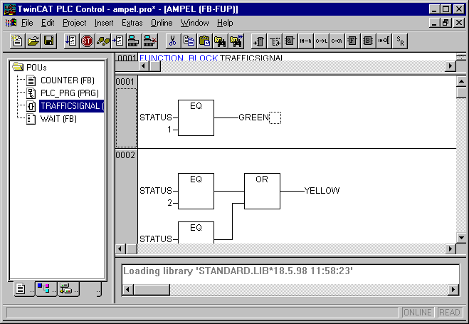 Function Block Diagram Editor profibus circuit diagram 