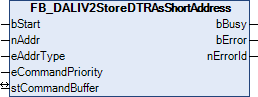 FB_DALIV2StoreDTRAsShortAddress 1: