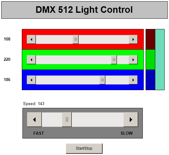 Example: DMX master 10: