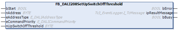 FB_DALI208SetUpSwitchOffThreshold 1: