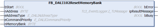 FB_DALI102ResetMemoryBank 1:
