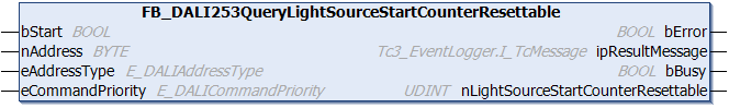 FB_DALI253QueryLightSourceStartCounterResettable 1: