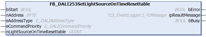 FB_DALI253SetLightSourceOnTimeResettable 1: