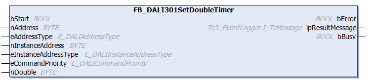 FB_DALI301SetDoubleTimer 1: