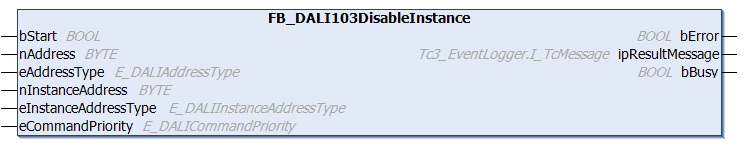FB_DALI103DisableInstance 1: