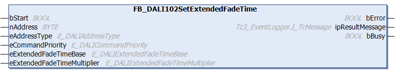 FB_DALI102SetExtendedFadeTime 1: