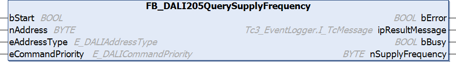 FB_DALI205QuerySupplyFrequency 1:
