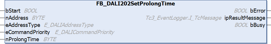 FB_DALI202SetProlongTime 1: