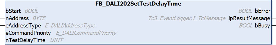 FB_DALI202SetTestDelayTime 1: