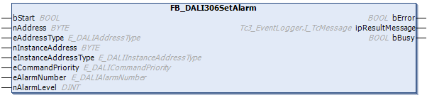 FB_DALI306SetAlarm 1: