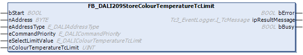 FB_DALI209StoreColourTemperatureTcLimit 1: