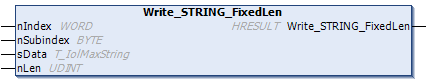 Write_STRING_FixedLen 1: