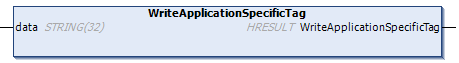 WriteApplicationSpecificTag 1: