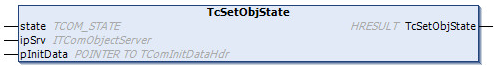 TcSetObjState 1: