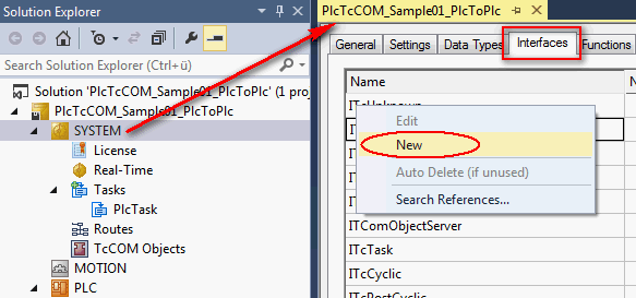 Creating an FB which provides its functionality globally in the first PLC 2: