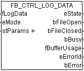 FB_CTRL_LOG_DATA (only on a PC system) 1: